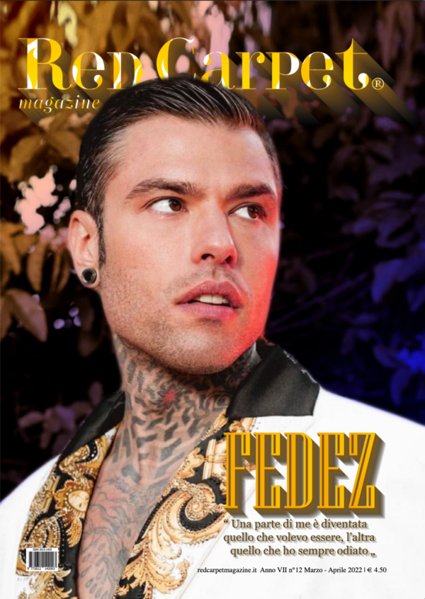 Copertina Red Carpet Magazine Marzo Aprile 2022