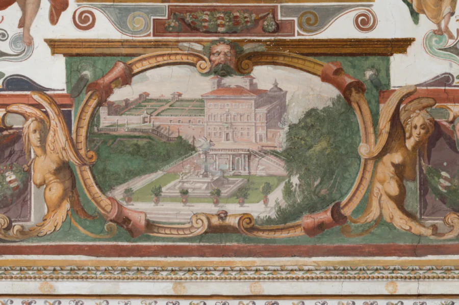  Jacopo Stucchi affreschi della villa